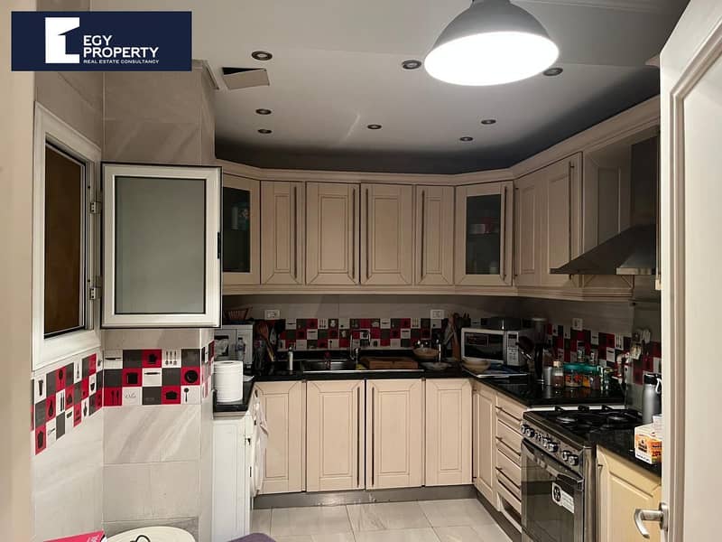 Quattro For Sale Fully Finished with Garden Ready To Move In El Rehab - New Cairo - Ansicht 3