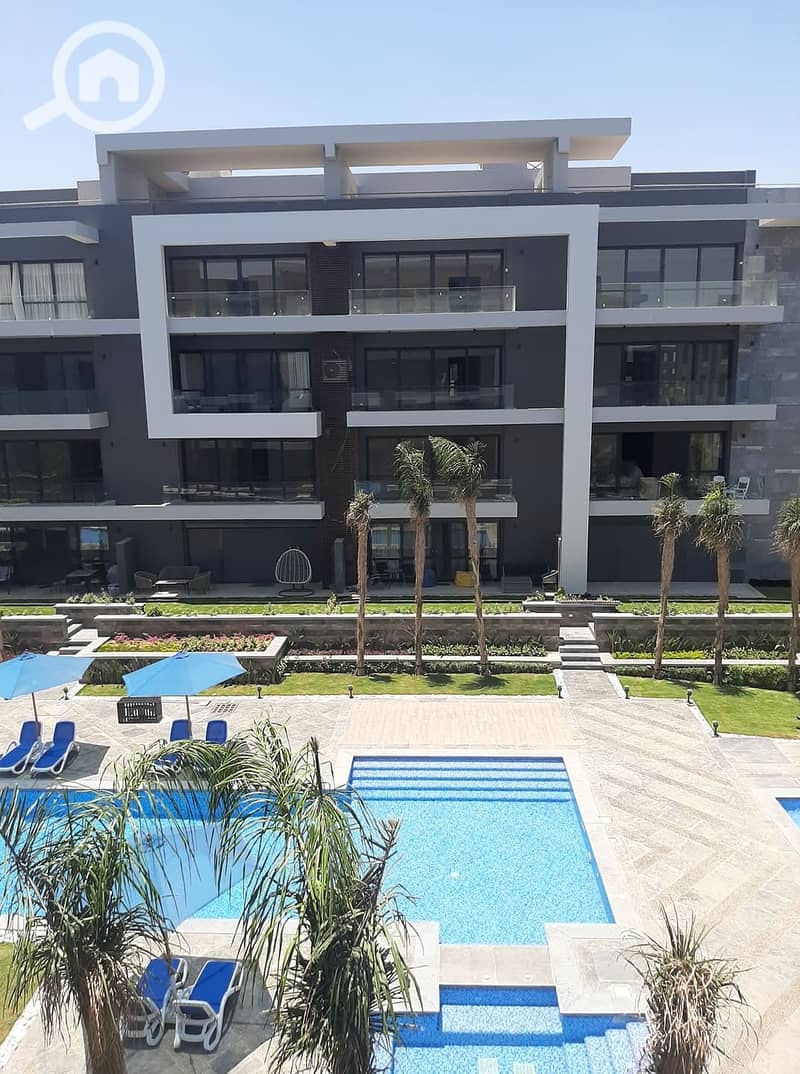 penthouse for Rent in compound patio new Cairo view pool – pohled 6
