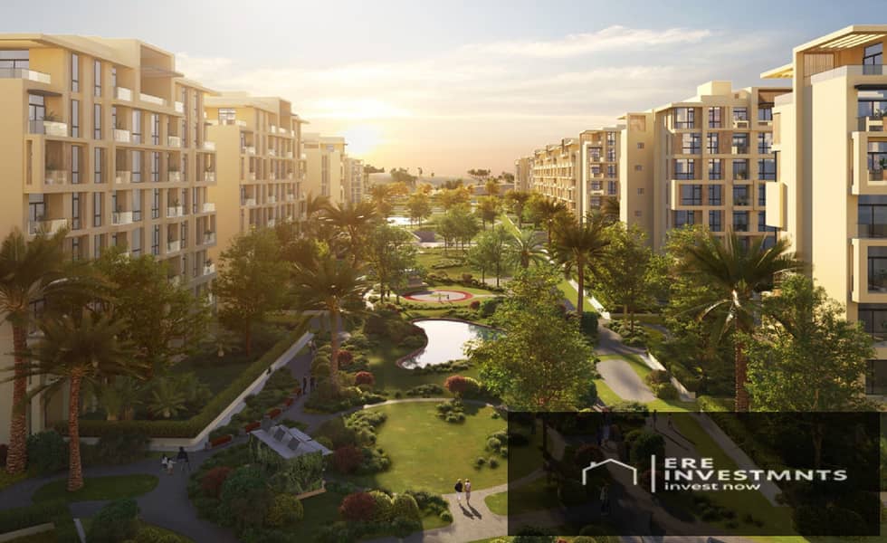 Apartment for sale fully finished with view Panorama on Landscape at City Gate Compound New Cairo - Widok 5