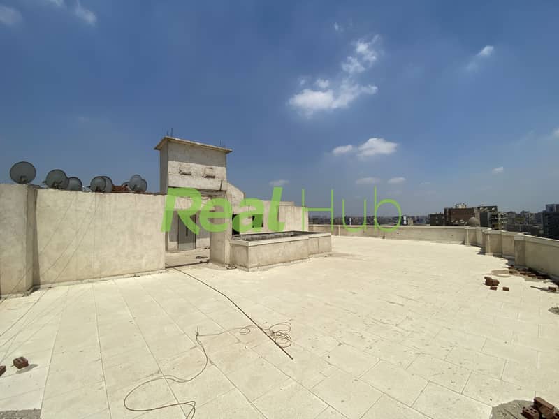 The Largest 288 sqm Rooftop for Sale in the Heart of Abbassia – At the Lowest Price Per Square Meter – pohled 4