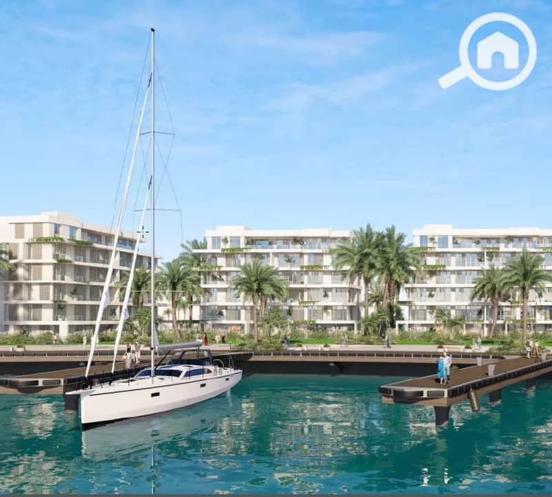 Twin house villa for sale in installments, with a direct view of the marina in the South Med project on the North Coast, at the lowest price – pohled 2