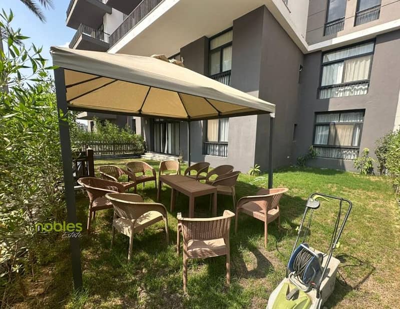 Apt with private garden ,Furnished, ready to move and in a prime location In Aura Compound Cairo Festival, 5th Settlement, New Cairo - Ansicht 4