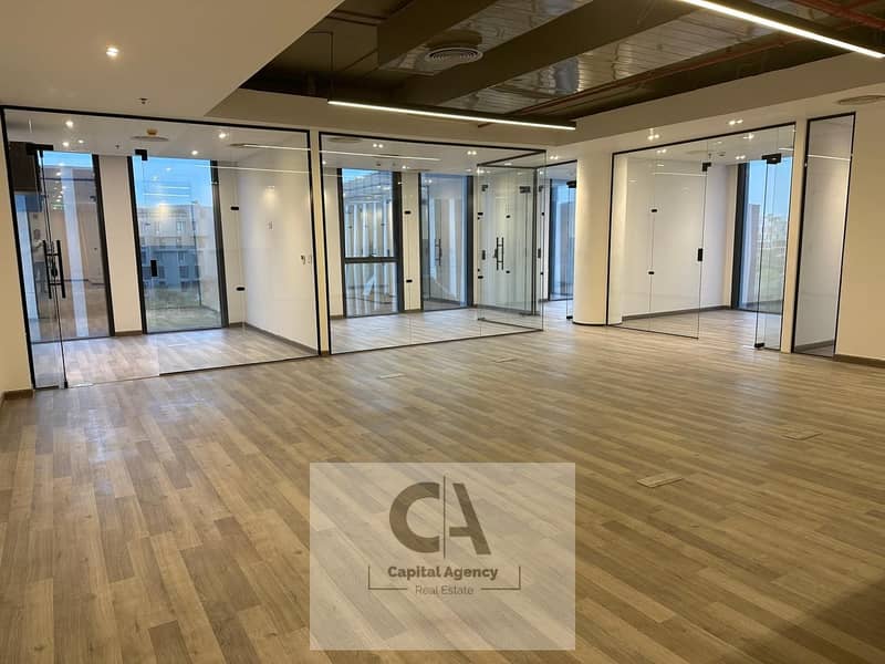 fully finished administrative office for sale with air conditioning _in EDNC SODIC, near Hyde Park and Mivida, Fifth Settlement - Ansicht 2