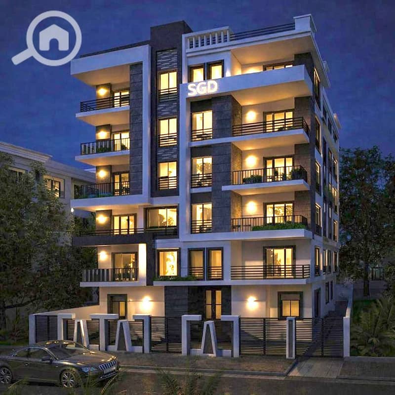 Apartment for sale 170m Downpayment 30% choose your own installment best location of Fifth District Hadaba Al Wosta Mokattam next to MTI Uni Pharmacy - Mehr