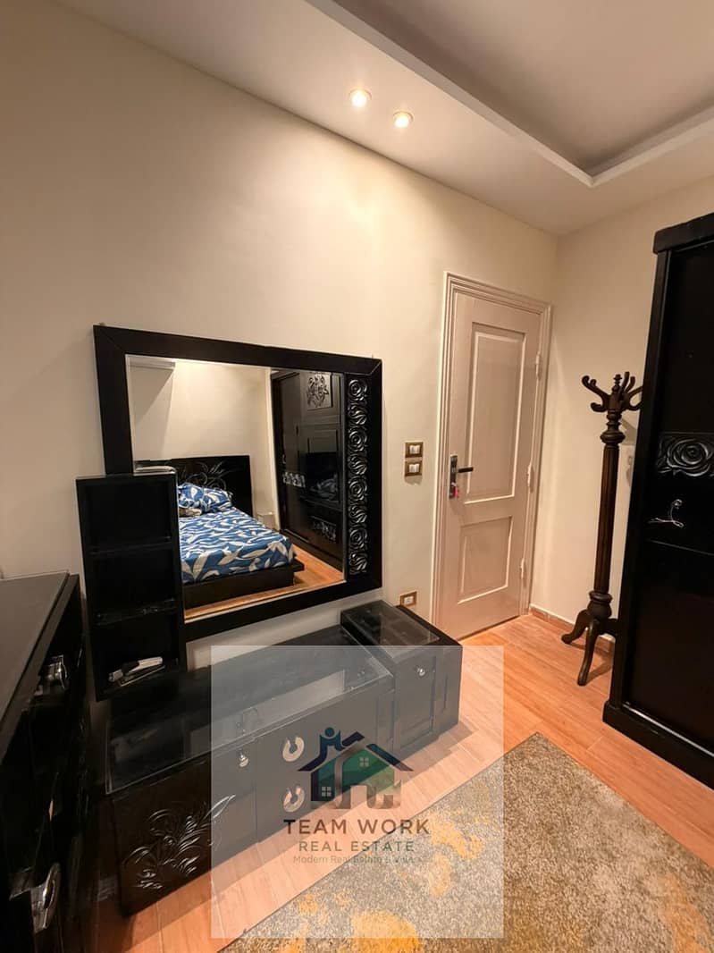 Furnished apartment for rent in Sheikh Zayed, Zayed Heights Compound, first occupancy, air-conditioned, at a very bargain price. - Widok 4