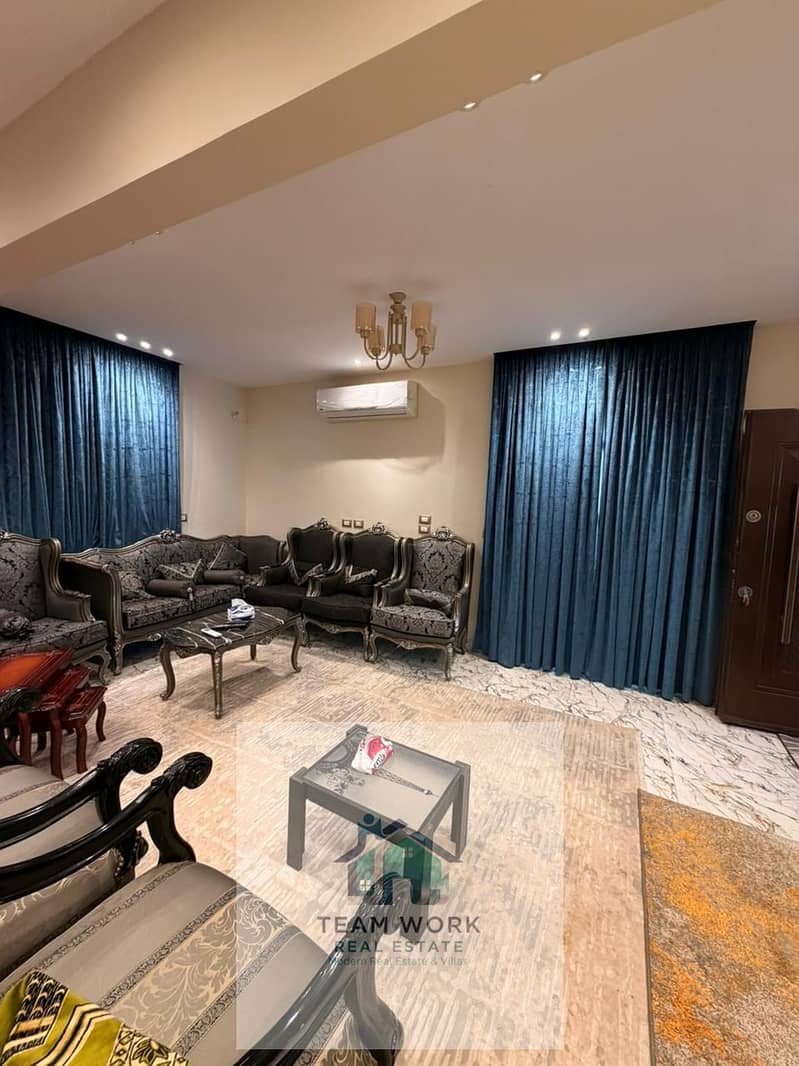 Furnished apartment for rent in Sheikh Zayed, Zayed Heights Compound, first occupancy, air-conditioned, at a very bargain price. - Widok 5