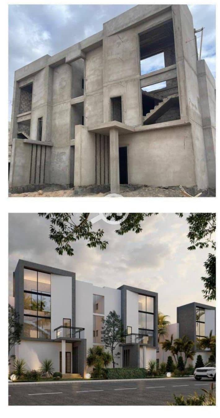 Twin house villa built 185 meters to be delivered in the year in Neom October – pohled 3