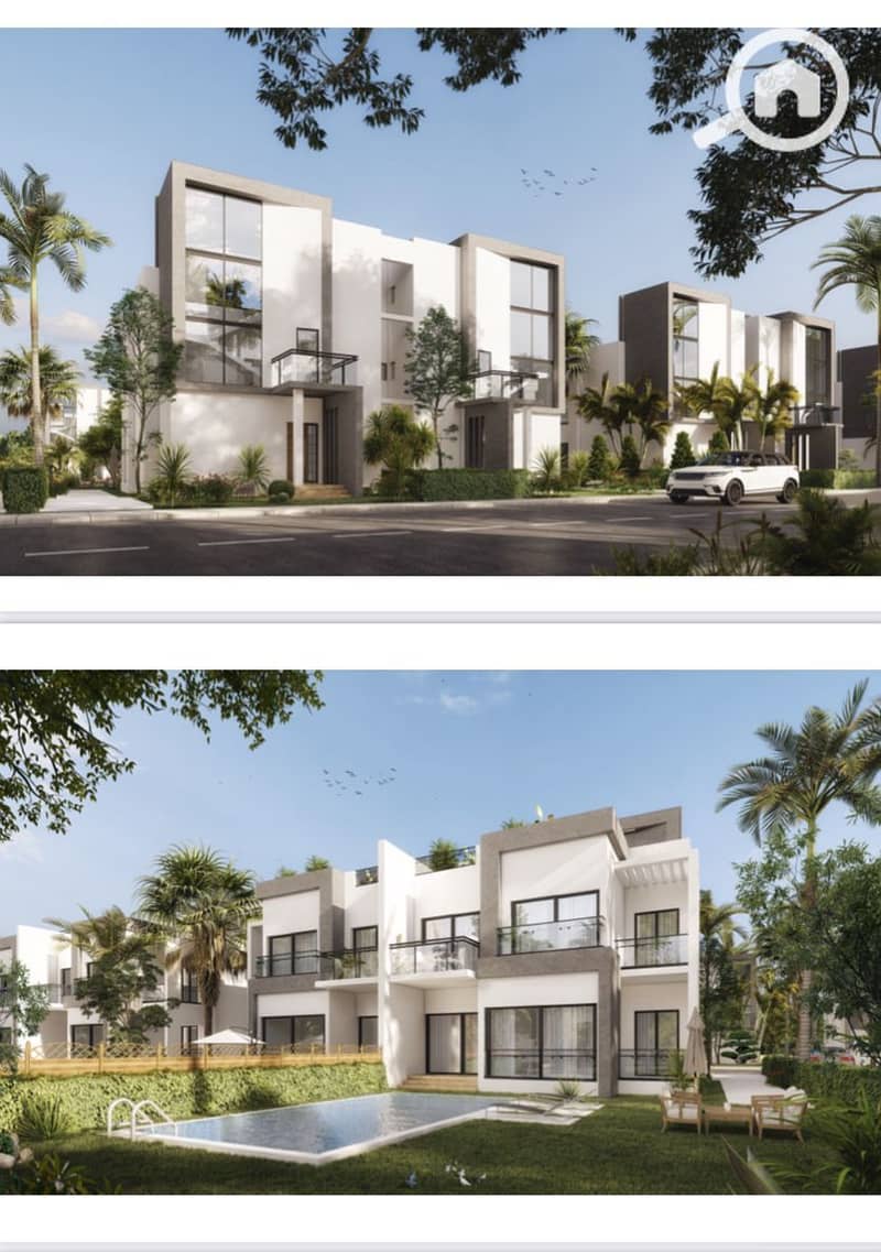 Twin house villa built 185 meters to be delivered in the year in Neom October – pohled 4
