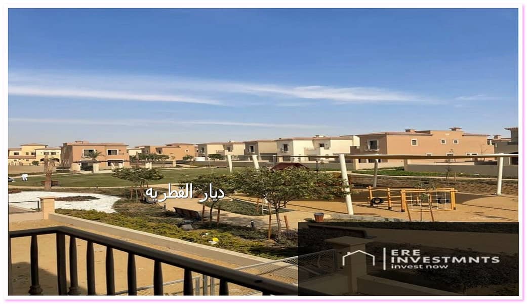 Ground floor apartment with garden, ultra-modern finishing, open view in City Gate, Qatari Diar, New Cairo - with payment facilities - Widok 6