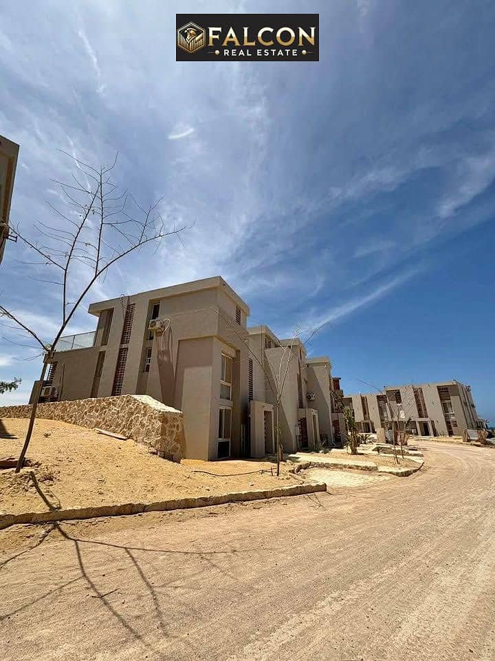 With 30% Discount Own A Fully Finished Chalet 1st Row On Lagoon With Sea View in Sidi Heneish Beside Silver Sands & Almaza Bay in Marsa Baghoush - Altro