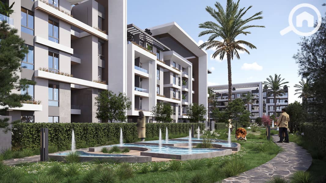 A bargain apartment for sale at an unbeatable price in one of the most prestigious and distinctive compounds in October, directly in front of Zewail U - Ansicht 2