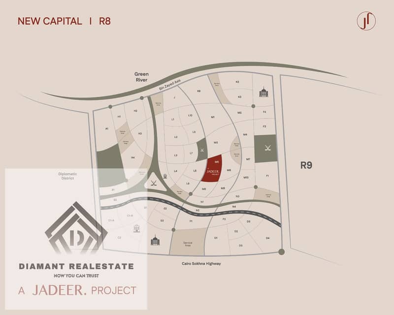 Duplex for sale at First launch price in New Capital, next to largest services area in R8, with 275,000Dp Over 12Years. - Widok 3