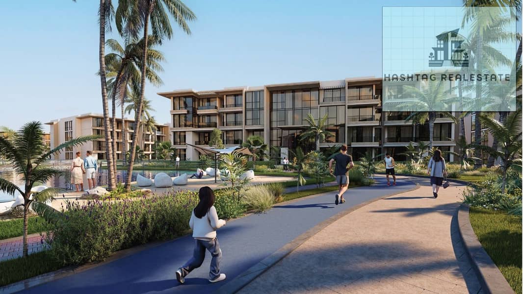 شقة برانديد من المراسيم MAReSidenÇ مشغلة من قبل روتانا 35 فدان G+3 بصمة 20% كاملة التشطيب والأثاث lagoons 16,000 م² – pohled 3