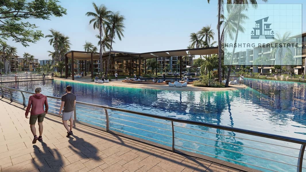 شقة برانديد من المراسيم MAReSidenÇ مشغلة من قبل روتانا 35 فدان G+3 بصمة 20% كاملة التشطيب والأثاث lagoons 16,000 م² – pohled 4