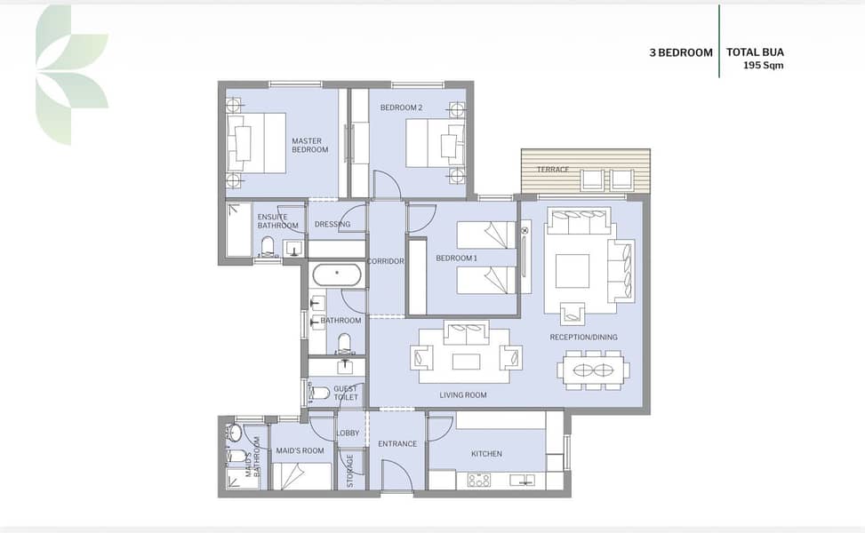 Apartment for Sale 200 sqm – Haptown Compound, Mostakbal City – Hassan Allam Properties | Immediate Delivery - Widok 3