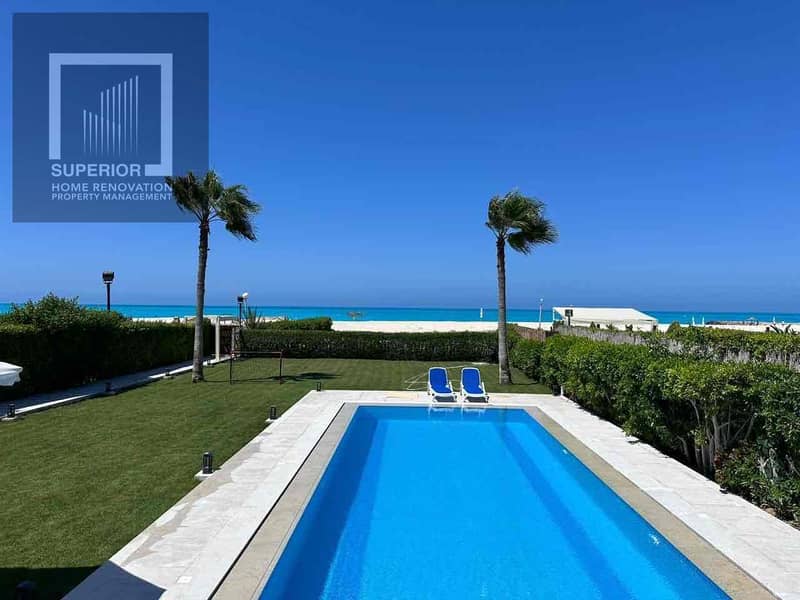Villa marina 7 First row sea private pool Frist use – pohled 2