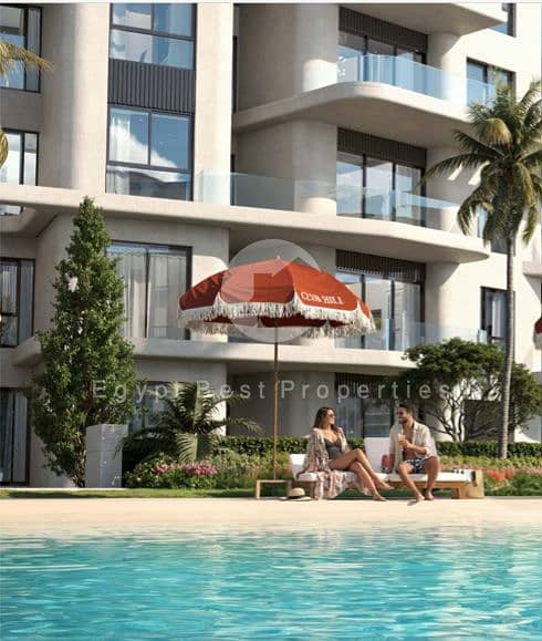 WITH INSTALLMENTS OVER 10 YEARS FULLY FINISHED CHALET DIRECTLY ON THE LAGOON WITH A PANORAMIC VIEW IN RAS EL HEKMA, NORTH COAST. - Ansicht 5