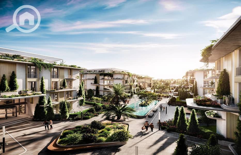 Apartment 173m furnished in Calma Compound, Sheikh Zayed, in installments, minutes from Hyper One, Al-Thawra Al-Khadra, near Koi Compound, Coy Calma, Sheikh Zayed. - Widok 4