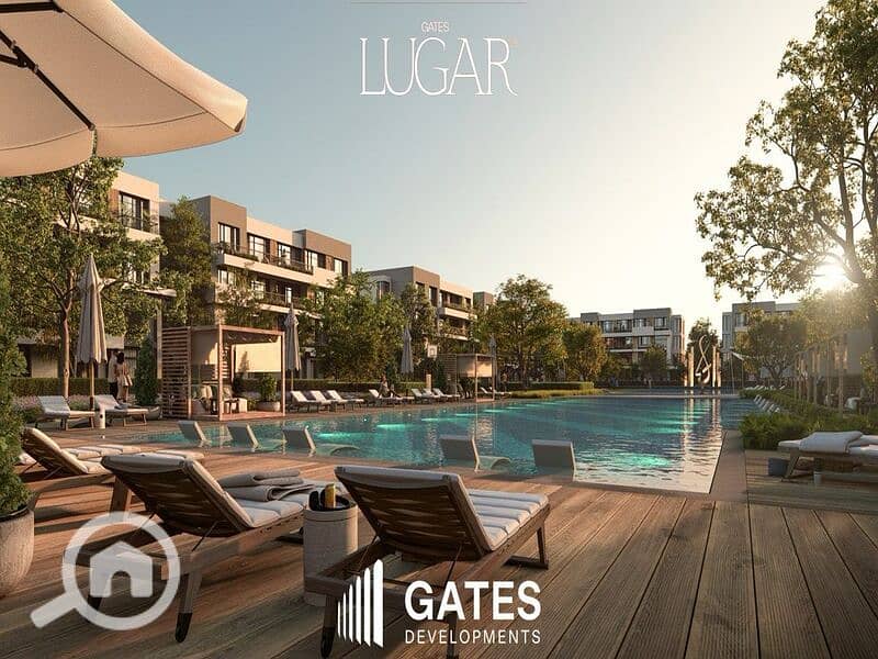 At a great price, receive your double-view apartment on the lagoon and landscape in New Zayed, next to Sphinx Airport. - Ansicht 4