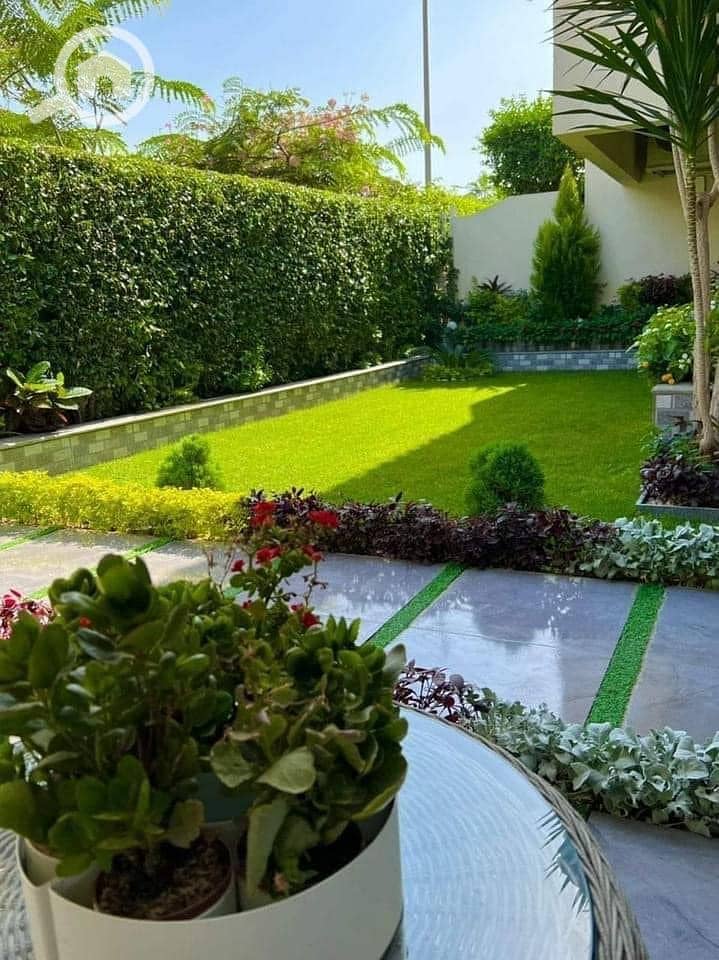 Apartment+ large garden open view landscaped bahari corner prime location in New Cairo, directly opposite Cairo Airport and minutes from Heliopolis - Widok 4