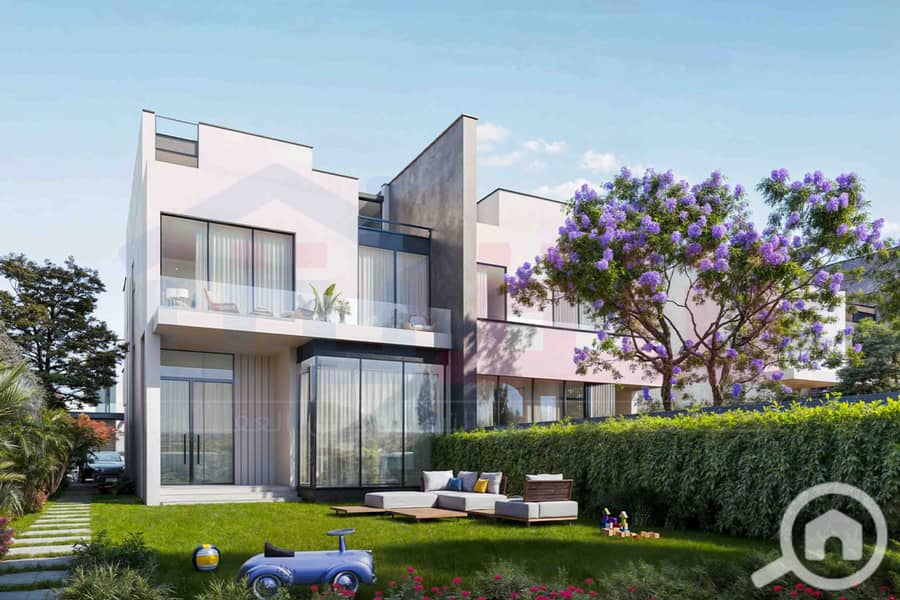 Twin House Villa for Sale (402 sq m built area + 160 sq m garden) New Borg El Arab - Malaz Compound - Widok 2