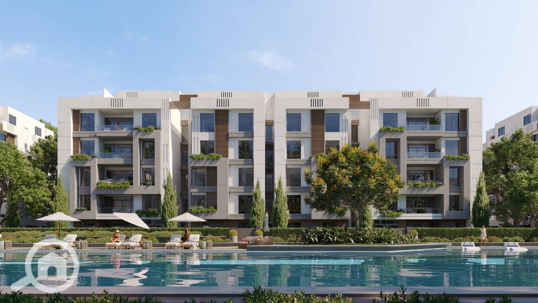 For sale, a fully finished ultra-luxury apartment directly on Suez Road, in front of the Abraj The Spine by Talaat Mostafa. - Więcej