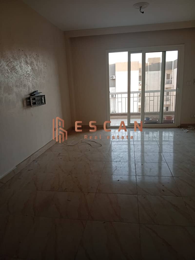 Apartment for rent, 116 square meters, vacant, in Madinaty, District 12, B12, 5th floor, near services. - Widok 4