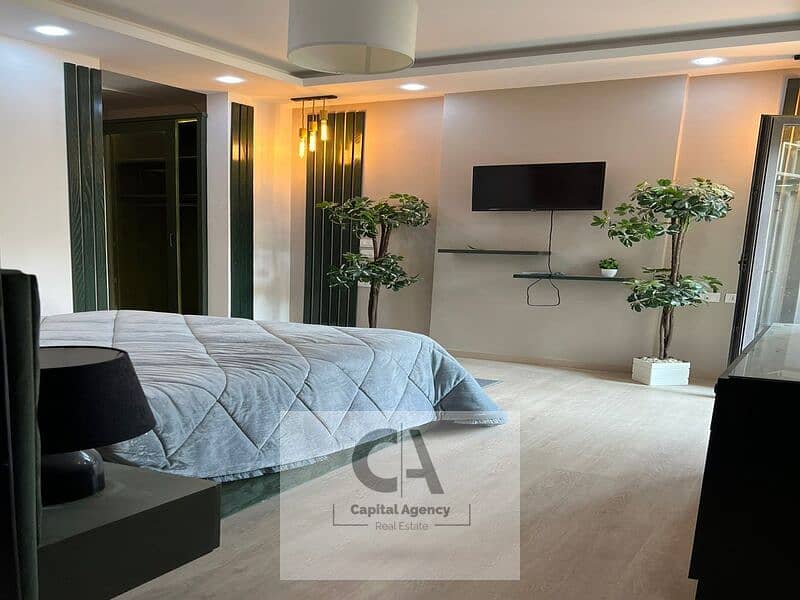 Ground floor apartment with garden for sale in Address East Compound fully finished cash price ready to move in the heart of Fifth Settlement | - Widok 3