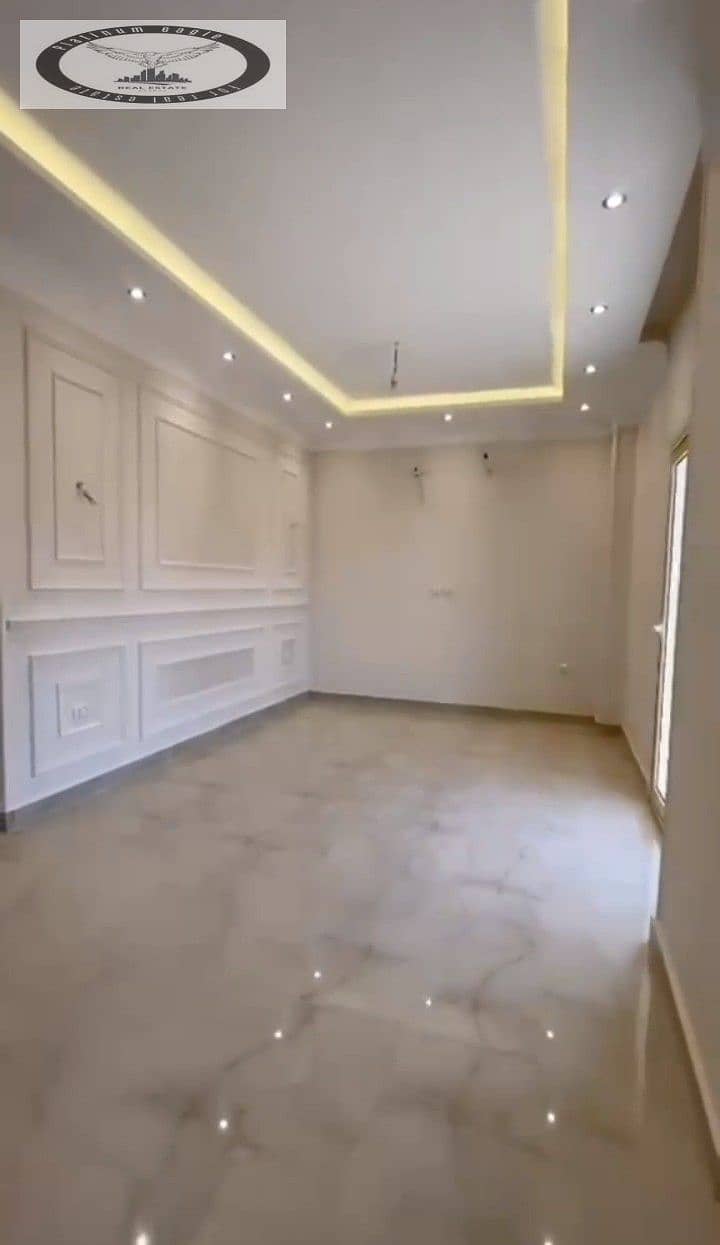 Duplex for rent in Al-Andalus 2, Fifth Settlement, near Katameya Dunes and 90th Street. First occupancy. Ultra-super-lux finishing. - Widok 4