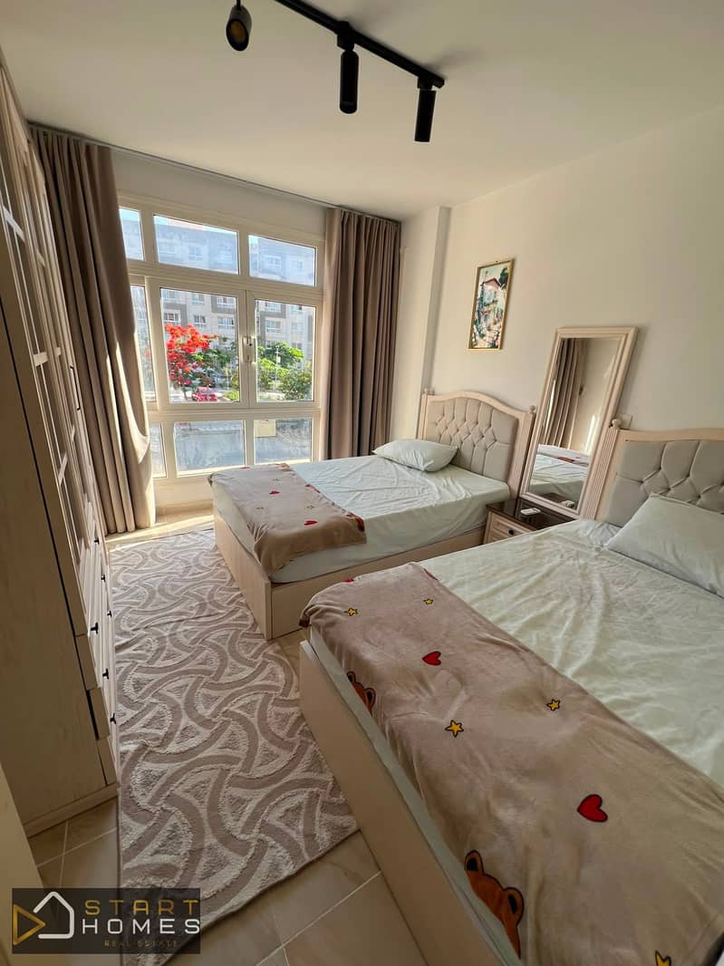 78m² 2-bedroom furnished apartment for rent in Madinaty B12, minutes from Craft Zone and East Hub Mall. - Mehr