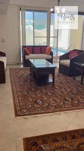 for rent apartment with a garden and swimming pool, furnished,in the 7th District, Sheikh Zayed. - Ansicht 2