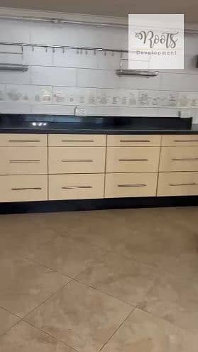 for rent apartment with a garden and swimming pool, furnished,in the 7th District, Sheikh Zayed. - Mehr