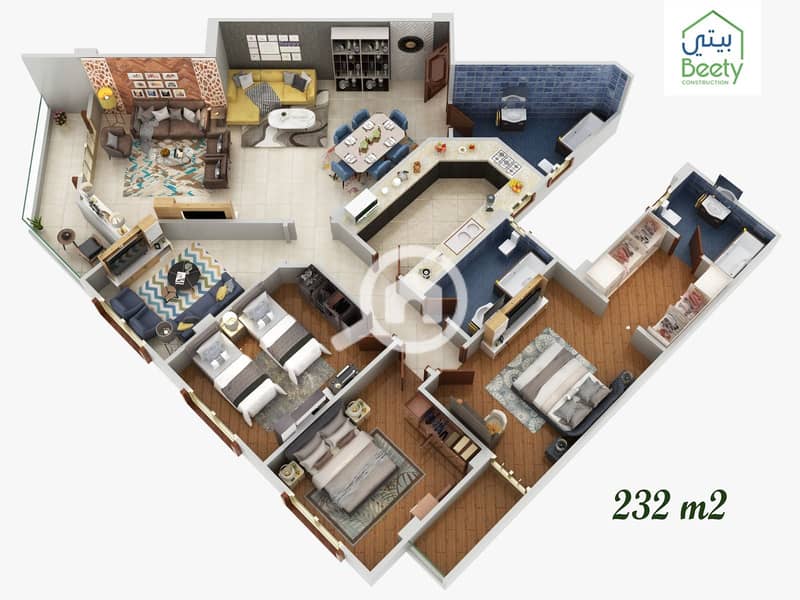 220m Panorama Apartment in El Shorouk in Installments - Widok 2