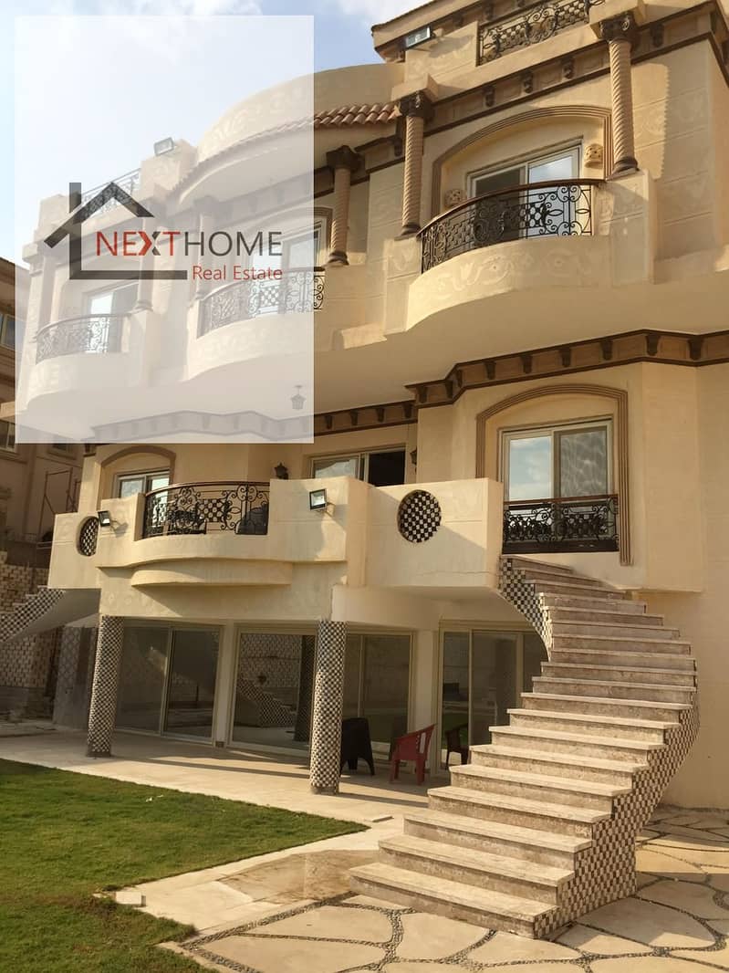 For quick sale Twin villa with 6 bedrooms prime location landscape view in Concord Gardens Compound Fifth Settlement New Cairo 90th Street. - Vista 6