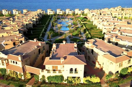 شاليه 3 غرف نوم للبيع في العين السخنة، السويس - 3 bedroom | First Row | Chalet | La Vista Gardens | Sokhna | 105 sqm