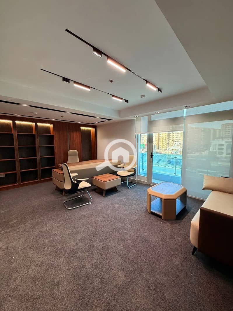 500m administrative office for rent in Bavaria Town in Maadi Ring Road – pohled 4