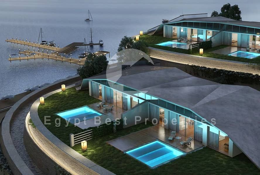 Town Vila Sea & Lagoon View Resale Installments for sale in IL Monte Galala Tatweer Masr Ain Sokhna - Widok 3