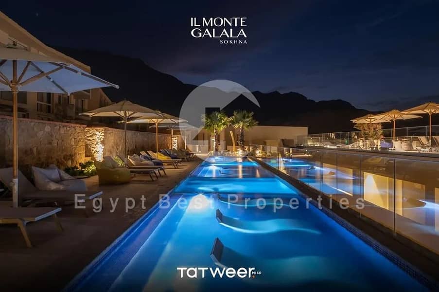 Town Vila Sea & Lagoon View Resale Installments for sale in IL Monte Galala Tatweer Masr Ain Sokhna - Widok 6