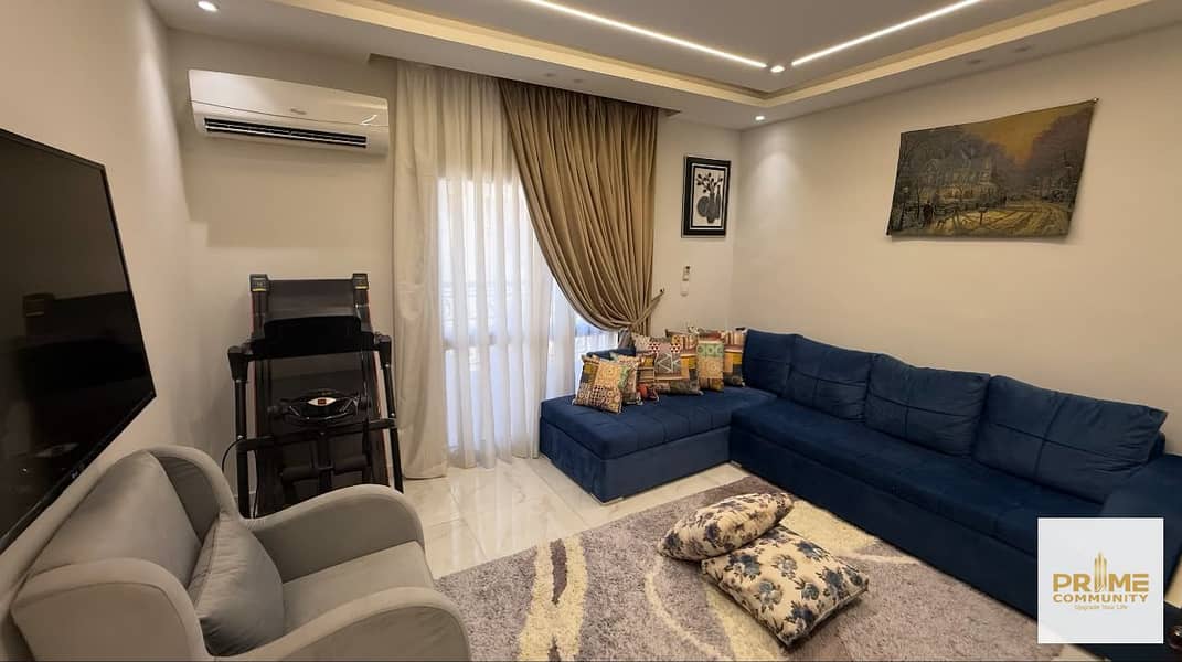 Furnished apartment for rent in Al Khamael Compound on 26th of July Axis, opposite Hyper One, Sheikh Zayed City. Entrance through Gate 1. Next to the - Widok 6