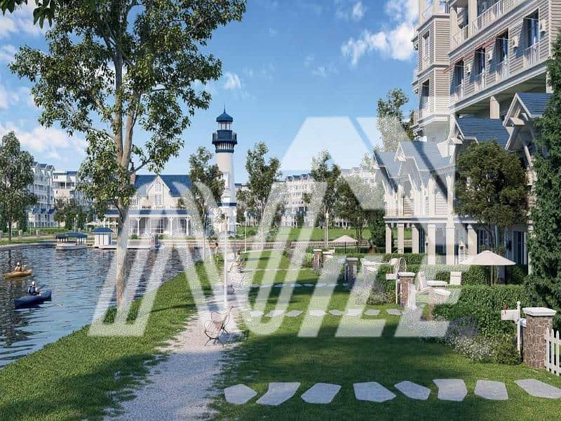iVilla Roof 220m For Sale Special View Lowest Price In Mountain View Aliva- Al Mostakbal City - Ansicht 3