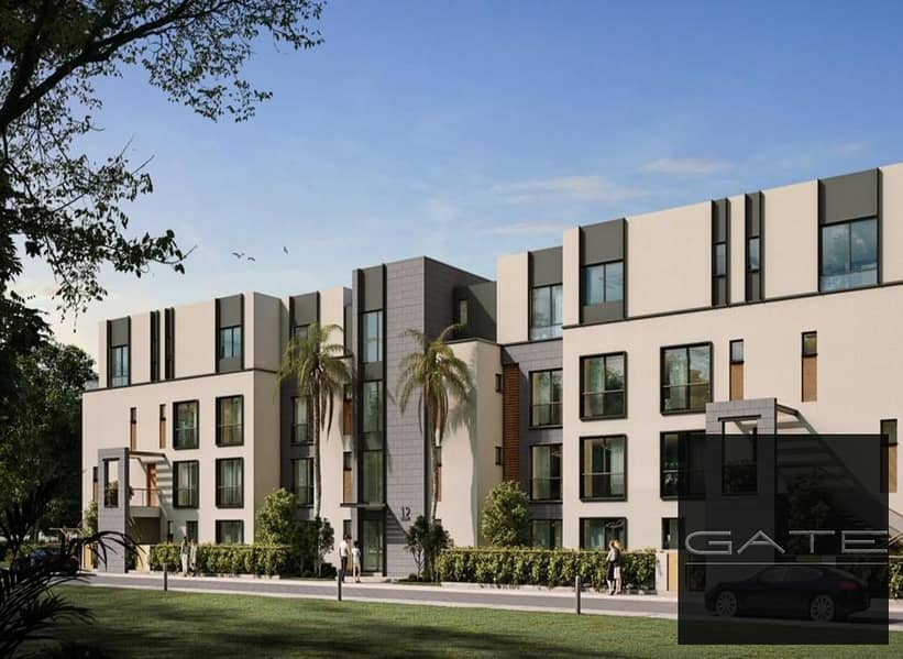 Apartment for sale in Garden Lakes – Hyde Park, in a prime location with a direct view of the lagoon-near handover, with installments and no interest - Więcej