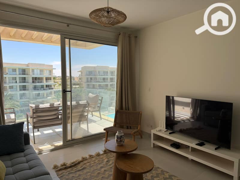 Ultra super lux furnished Studio for rent in marassi front at north coast with stunning view - Mehr