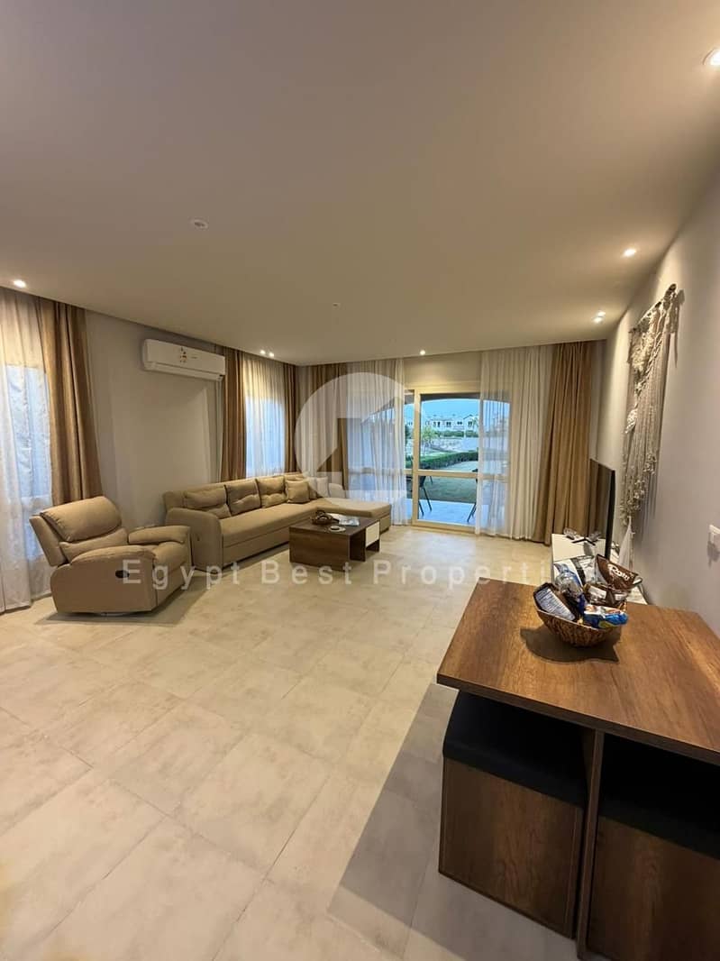 Chalet with Gatden 3BD Sea View Fully Furnished Ready to Move for Sale in La Vista 6 Ain Sokhna - Ansicht 2