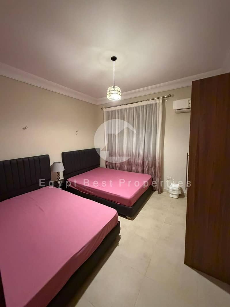 Chalet with Gatden 3BD Sea View Fully Furnished Ready to Move for Sale in La Vista 6 Ain Sokhna - Mehr