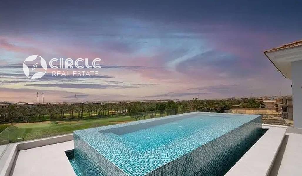 Luxury Standalone Villa for Rent with Private Pool & Direct Golf View 400m² 9 Master Bedrooms in Katameya Dunes 5th Settlement New Cairo – pohled 2