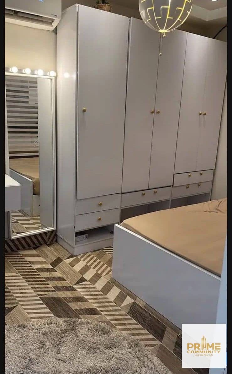 Furnished ground floor studio apartment with a private garden – the only one available with a garden in Sodic Westown, Sheikh Zayed City - Ansicht 5