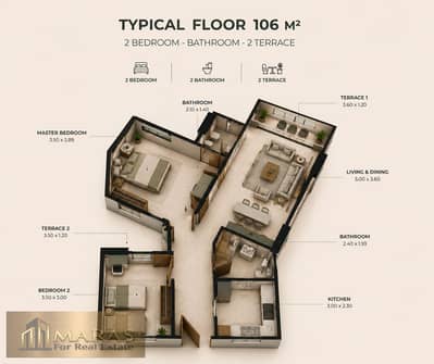 2 Bedroom Flat for Sale in Zahraa Al Maadi, Cairo - ChatGPT Image Jun 23, 2026, 07_58_12 PM. png