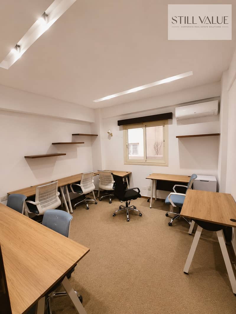 Office for Rent 240sqm on Water Way Street, New Cairo - Więcej