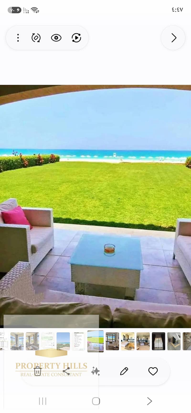 For selling villa with garden full sea view&fully finished in sidi henish - Mehr