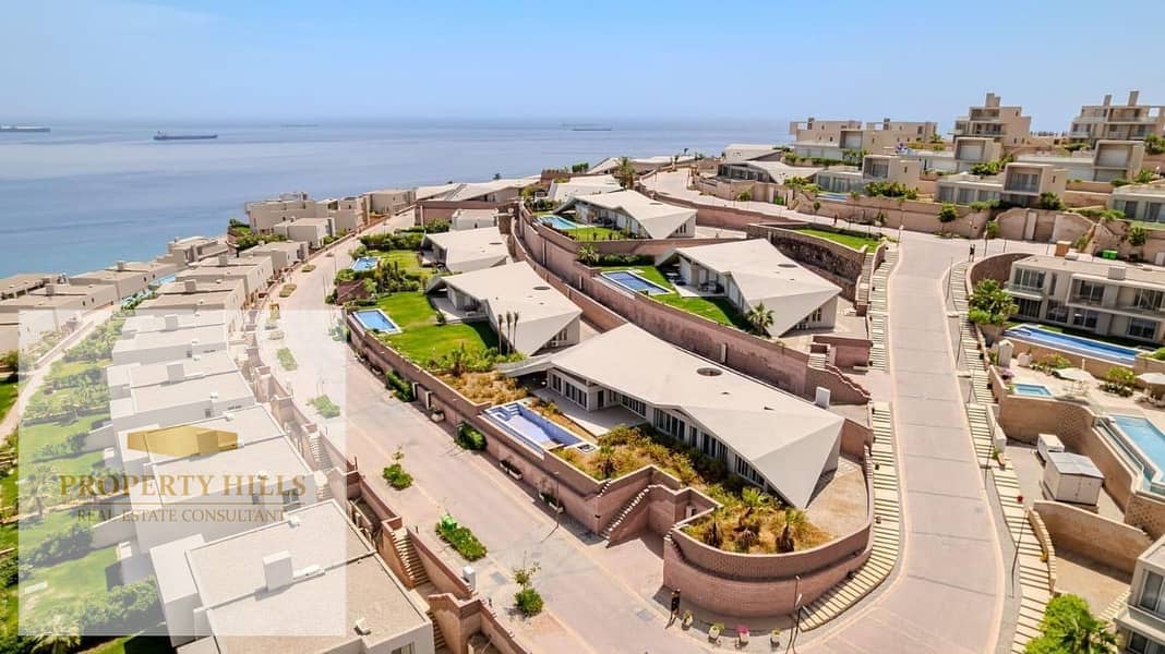 Panoramic sea-view villa for sale at half its original price from Tatweer Misr, fully finished and available with installment payments over 10 years. - Ansicht 3